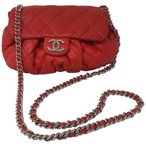 chanel red crossbody